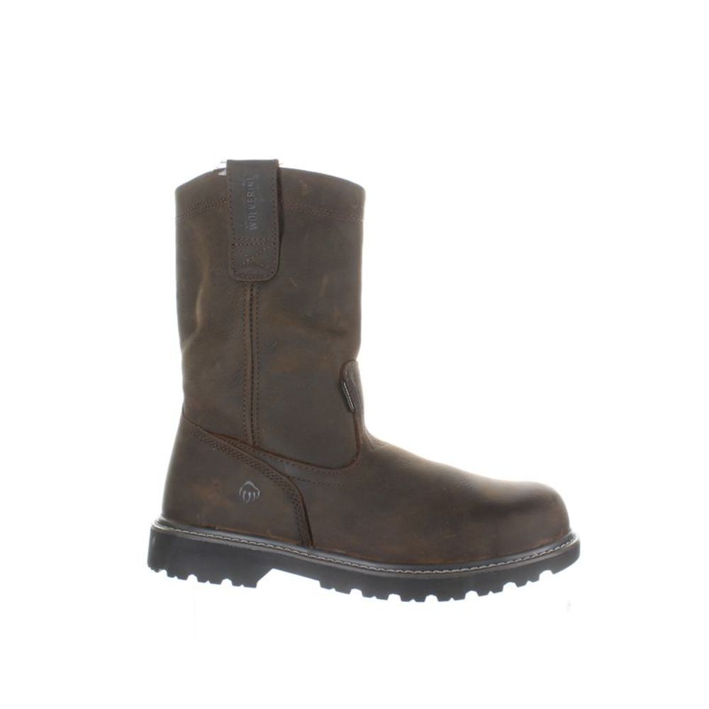 Wolverine Mens Floorhand Dark Brown Work & Safety Boots Size 10.5 Medium (D, M)